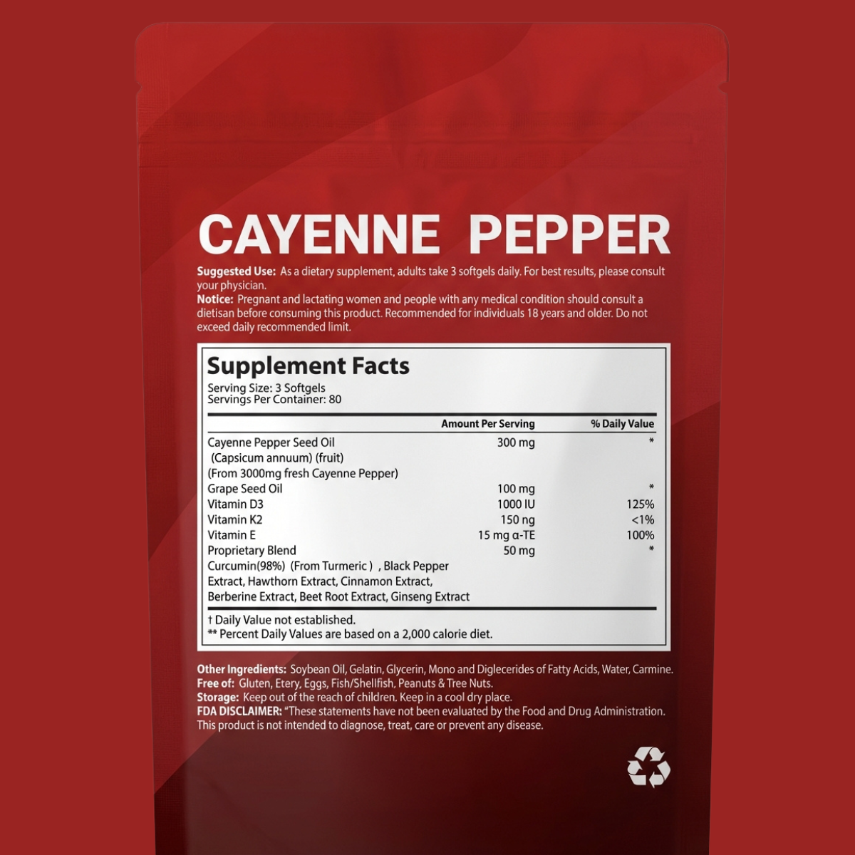 Cayenne Pepper - Salvini Labs